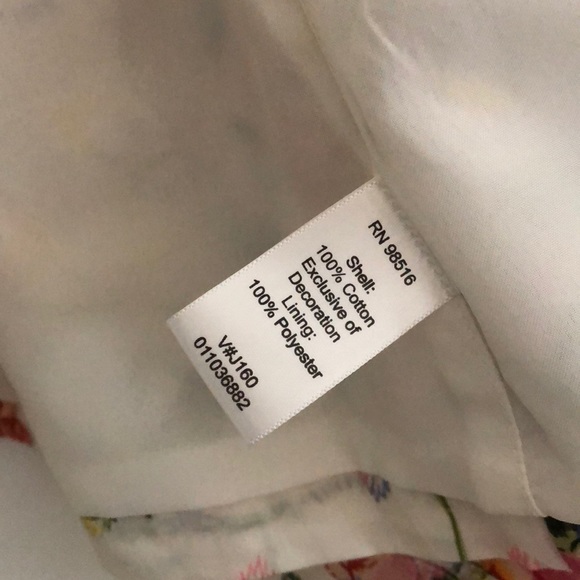 Coldwater Creek Floral Women’s Jacket Sz 14 - Picture 7 of 8